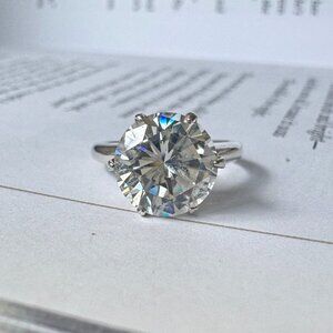 Sterling Silver Solitaire Ring Size 5 – Classic Vintage Engagement Ring